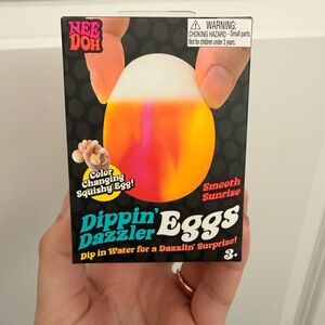 Schylling NeeDoh Dippin' Dazzler Egg Novelty Sensory Fidget Stress Relief Toy